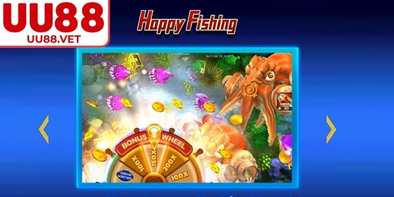 Trải nghiệm săn thưởng hấp dẫn đánh cá vui vẻ UU88 