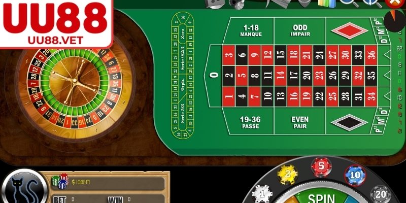 Đánh theo từng khu vực vòng quay